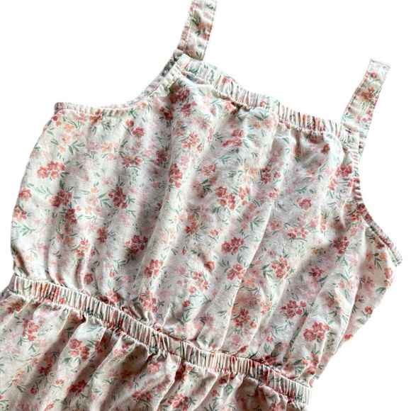 OshKosh B’gosh Girls Pink Floral One Piece Jumpsuit Romper Size 8 - Picture 5 of 6